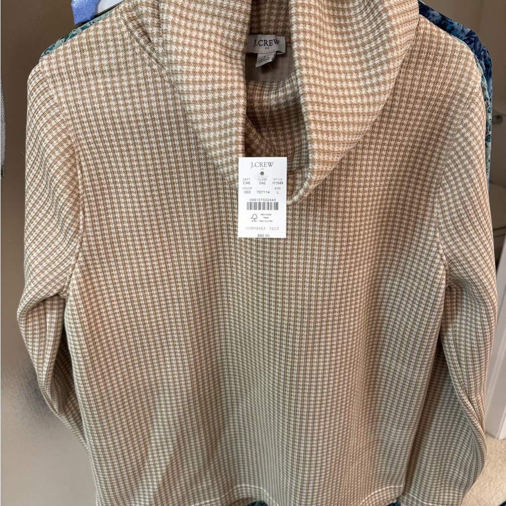 NWT J. Crew Women's Tan Sweater